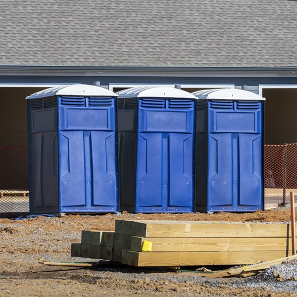 are there any restrictions on what items can be disposed of in the portable toilets in Fourmile